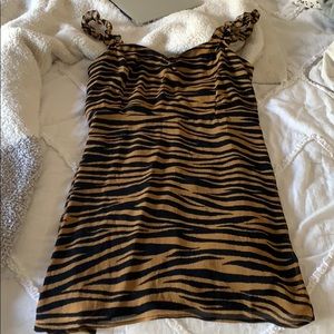 All In Favor Zebra Print Dress